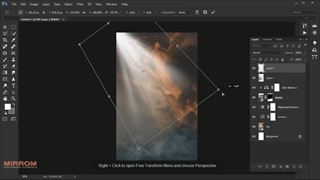آموزش ترکیب عکس ( فتومونتاژ ) | آموزش ساخت پوستر حرفه ای در فتوشاپ - ویدیو 63