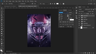آموزش ترکیب عکس ( فتومونتاژ ) | آموزش ساخت پوستر حرفه ای در فتوشاپ - ویدیو 82