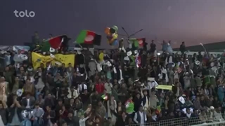 با قسیم - یک اجرای کمدی دیگر از قسیم ابراهیمی در بازی مرحله نهایی لیگ برتر افغانستان