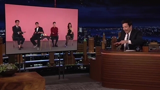 برنامه The Tonight show starring Jimmy Fallon با حضور بازیگران سریال بازی ماهی مرکب +زیرنویس فارسی + پارت دوم