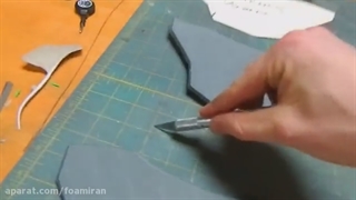 آموزش ساخت لباس زرهی با فوم