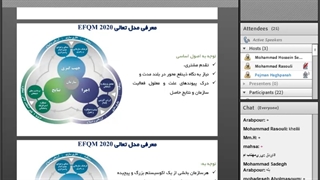 وبینار آشنایی با مدل تعالی سازمانی EFQM