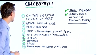 9 فایده اثبات شده کلروفیل
