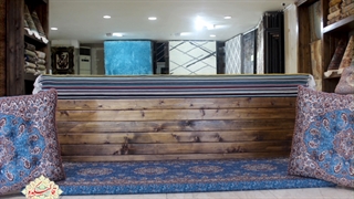 پشتی سنتی، طرح سالار رنگ آبی