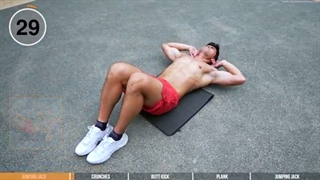 ورزش مناسب خانه - Abs - درجه سختی : متوسط (level 3)