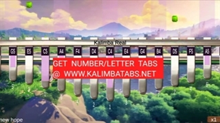 ⚔️ Genshin Impact OST: A New Day with Hope | Easy | Kalimba Tutorials | Tabs in Description