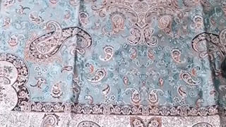 رومیزی ترمه چهاررنگ ابریشم طرح طوبی