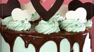 آموزش 3 مدل تزئین کیک تولد