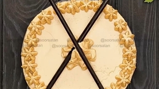 تزئین خلاقانه کیک شکلاتی