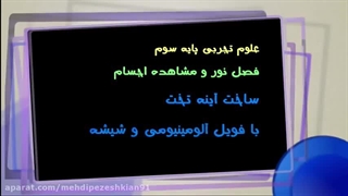 ساخت آینه با فویل