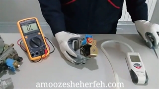 آموزش تنظیم شعله و شیر گاز پکیج دیواری
