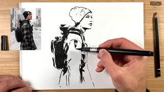 ✅ آموزش طراحی یک پسر در خیابان