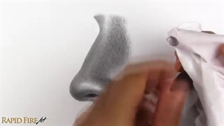 ✅ آموزش طراحی واقعگرایانه بینی