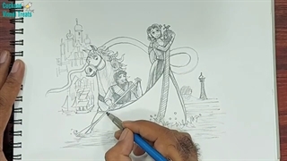 ✅ آموزش طراحی راپونزل دیزنی آسان و حرفه ای