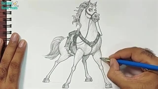 ✅ آموزش طراحی اسب والت دیزنی به روش آسان و حرفه ای