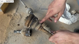 آموزش تعمیر جلوبندی خودرو - سیستم جلوبندی -تعویض گردگیر اکسل  خودرو پراید