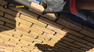 آجر چینی | اجرای آجر نمای ساختمان | معماری ایرانی | گروه معماری سنتی آرچی لرن | 2021