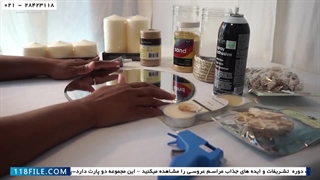 آموزش ایده های مراسم عروسی - ایده های عروسی نوعروس-ساخت ریسه توری با لامپ