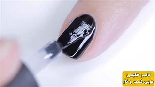 طراحی 4 مدل ناخن به سبک شفاف