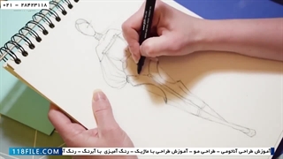 طریقه آموزش طراحی لباس-انواع برش در بالاتنه