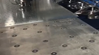 سینی کابل توان گستر - نحوه پانچ کردن سینی کابل با دستگاه cnc