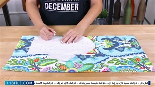 آموزش دوخت سرویس آشپزخانه-طرز کاردوخت سرویس آشپزخانه-(دوخت دستکش فر)