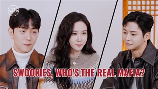 مصاحبه سونیز و بازی مافیا با حضور بازیگران سریال احساس پادشاه (رو وون و پارک اون بین و نام یون سو) با زیرنویس فارسی