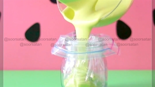 بستنی ژله ای یلدایی با طعم هندوانه