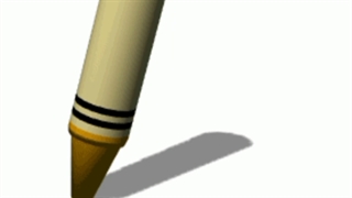 مداد شمعی متحرک