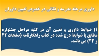 داوری آثار جشنواره در مرحله مدرسه