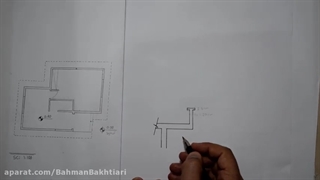 ترسیم پلان خرپشته