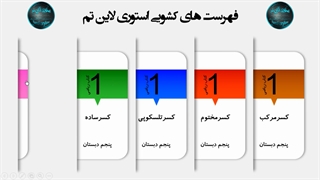 فهرست کشویی کارتی