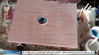 آموزش نقاشی با رزین اپوکسی