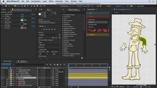 Style a RubberHose arm with shape layer operators