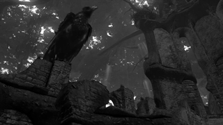 پیرامون زیبای بازی روان تاریکی (دارک سولز)- جای: نیایشگاه پیوند آتش - دگرگون کردن فرتور به سیاه و سفید