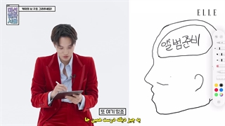 مصاحبه با کای در پشت صحنه فتوشوت مجله ELLE KOREA با زیرنویس فارسی چسبیده