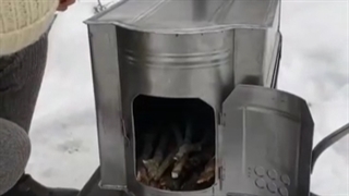 چه جوری بخاری (هیزم سوز) در طبیعت روشن کنیم