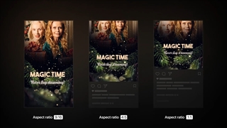 پروژه آماده افترافکت استوری اینستاگرام اسلایدشوی کریسمس