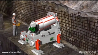 دستگاه حفاری دیواره معدن