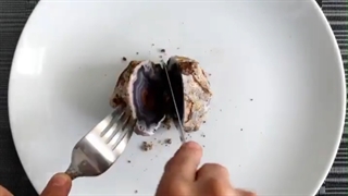 حدس بزن بعد از برش چه سنگی میبینی