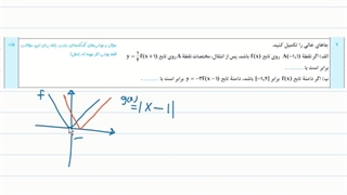 سوال امتحانی ریاضی (3) و حسابان (2) - نوبت اول - بخش چهارم