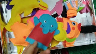 عروسک‌های نمدی،مگنت رو یخچالی و بادکنک