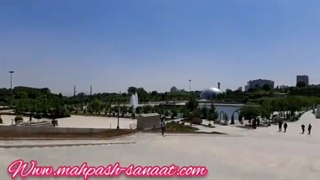 نصب و راه اندازی مه پاش صنعتی در باغ کتاب تهران