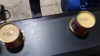 جت پرینتر اتومات DCN 150A روی ظرف پلاستیکی دارای گودی