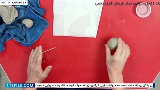 آموزش مجسمه سازی با خمیر