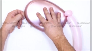 آموزش بادکنک آرایی فلامینگو