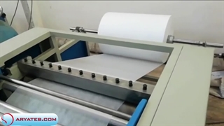 نحوه تولید رول ملحفه + (فیلم آموزشی)