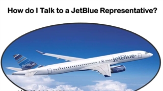 How do I Talk to a JetBlue Representative