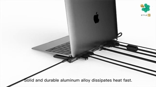 معرفی ویژگی های استند و هاب 10 پورت بیسوس مدل Baseus Docking Station CATSX-F0G