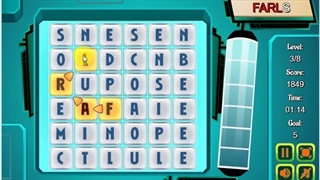 بازی پیدا کردن کلمه ** Woggle